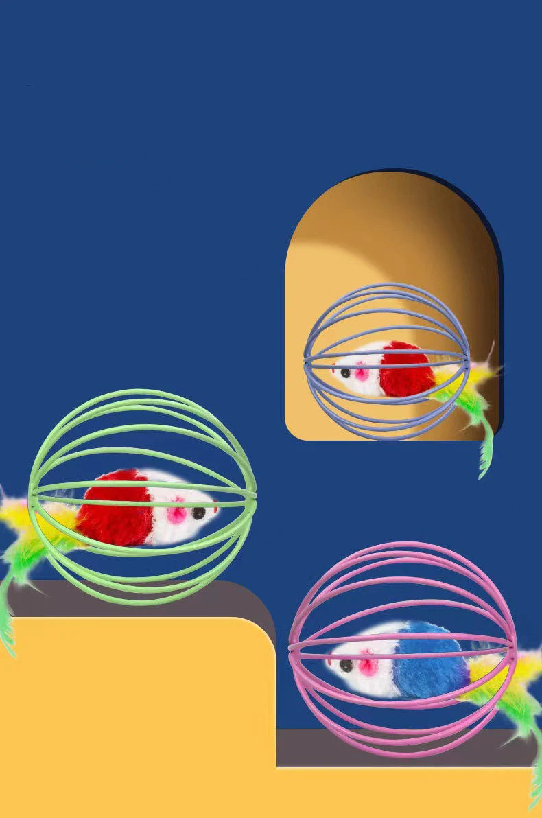 RATO NA BOLINHA PARA GATOS