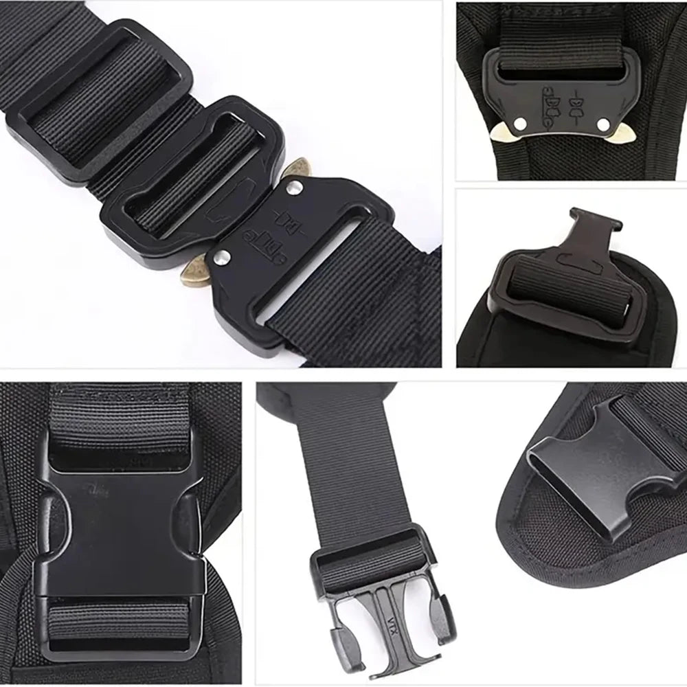 COLEIRA GRANDE PARA CÃES - CONJUNTO DE ARNÊS E COLEIRA