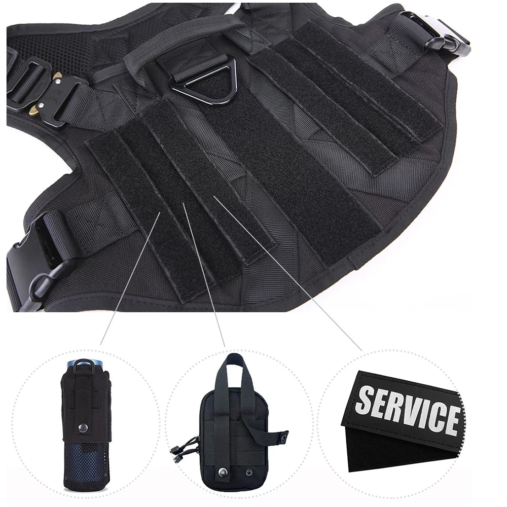 COLEIRA GRANDE PARA CÃES - CONJUNTO DE ARNÊS E COLEIRA