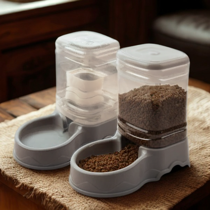 COMEDOURO E BEBEDOURO AUTOMÁTICO SIMPLES