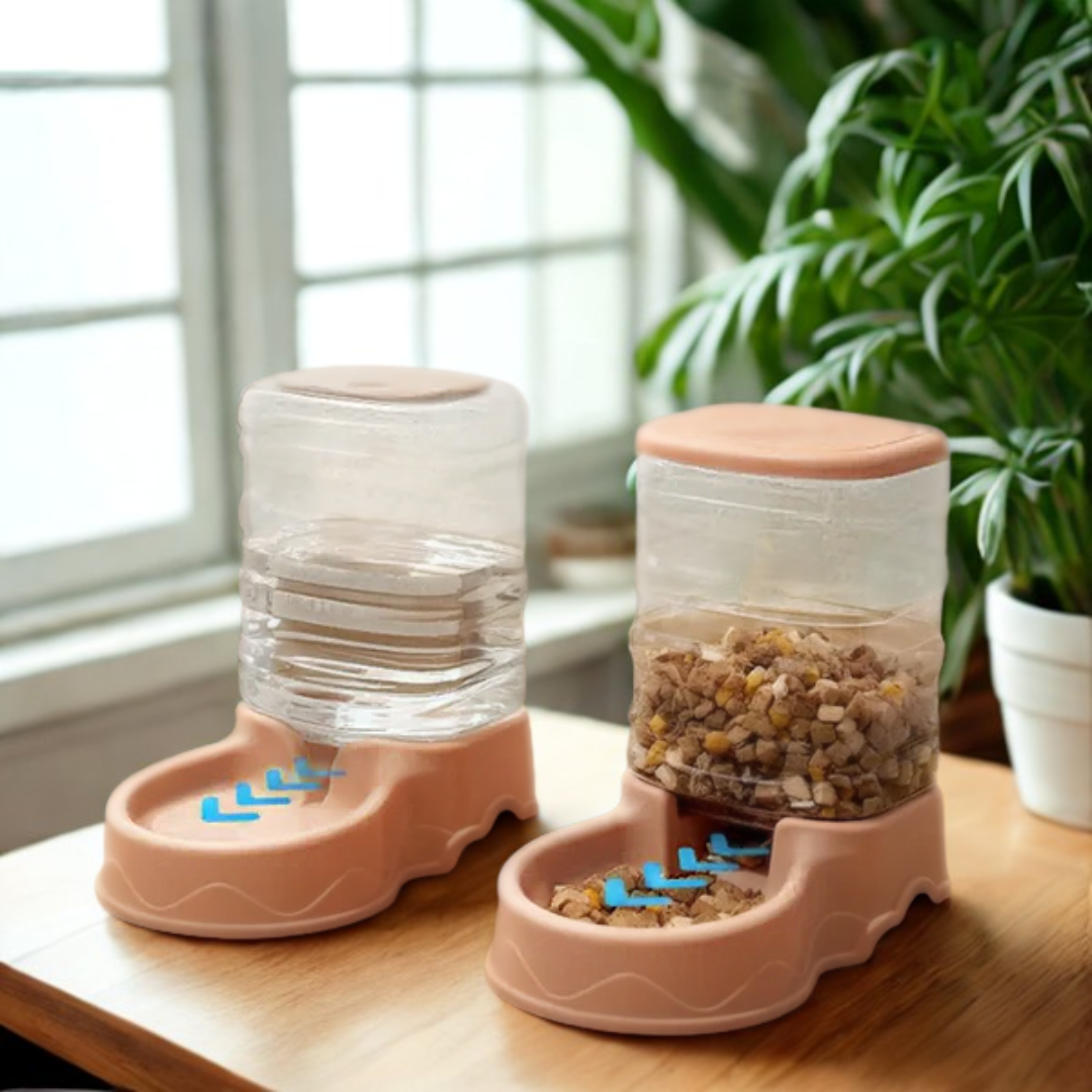 COMEDOURO E BEBEDOURO AUTOMÁTICO SIMPLES