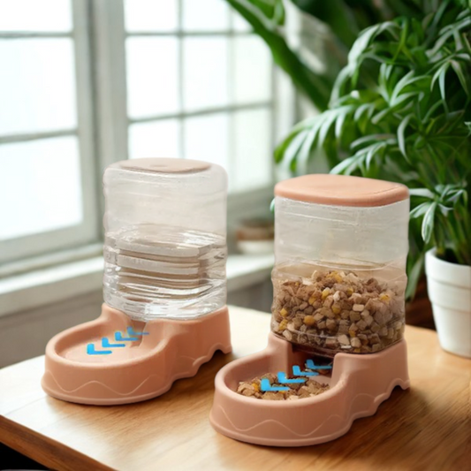 COMEDOURO E BEBEDOURO AUTOMÁTICO SIMPLES