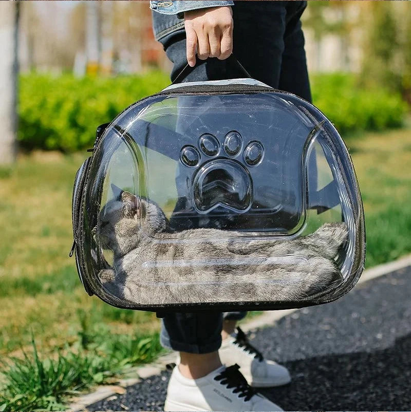 BOLSA DE TRANSPORTE DOBRÁVEL TRANSPARENTE