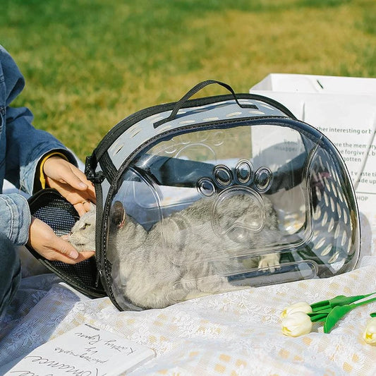 BOLSA DE TRANSPORTE DOBRÁVEL TRANSPARENTE