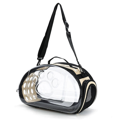 BOLSA DE TRANSPORTE DOBRÁVEL TRANSPARENTE