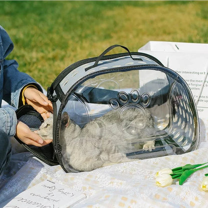 BOLSA DE TRANSPORTE DOBRÁVEL TRANSPARENTE