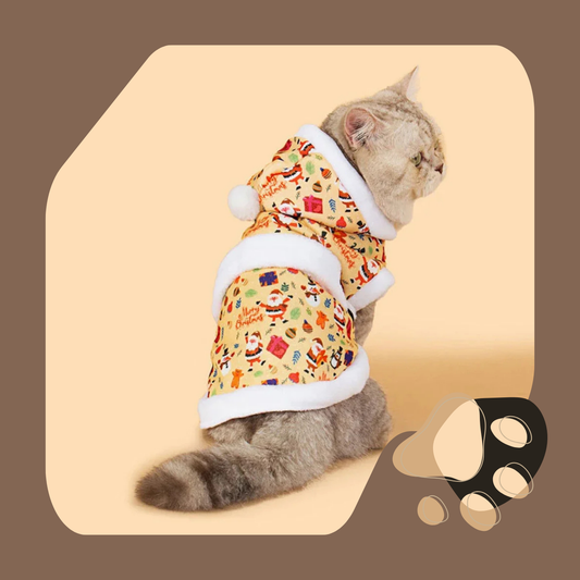 CASACO DE NATAL PARA GATOS