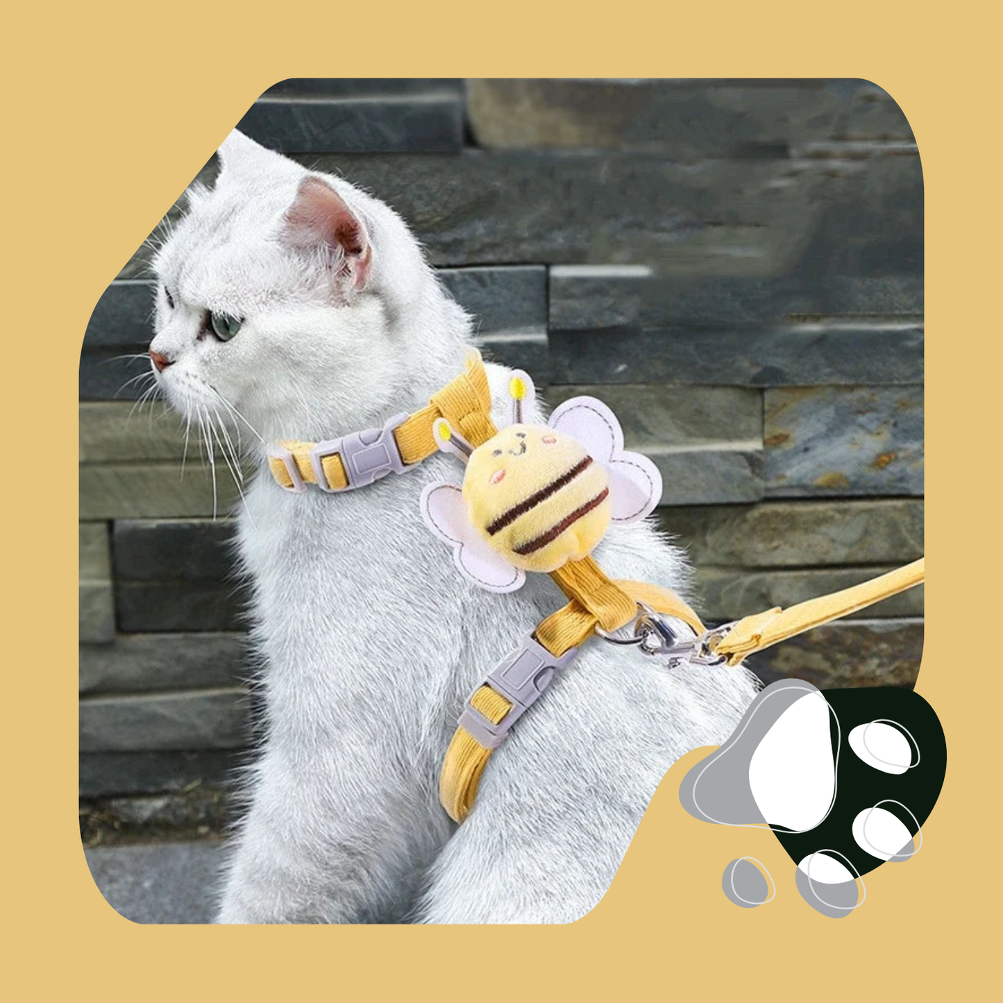 COLEIRA ABELHA PARA GATOS