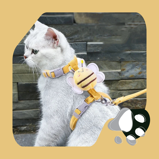 COLEIRA ABELHA PARA GATOS