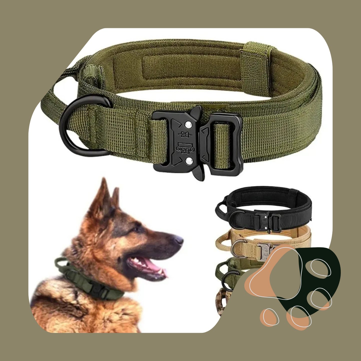 COLEIRA CLÁSSICA EM POLIÉSTER