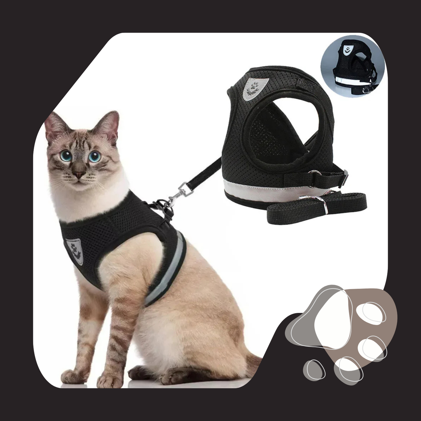 COLEIRA E COLETE PARA GATOS E CÃES