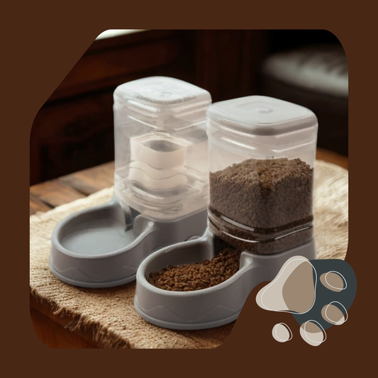 COMEDOURO E BEBEDOURO AUTOMÁTICO SIMPLES