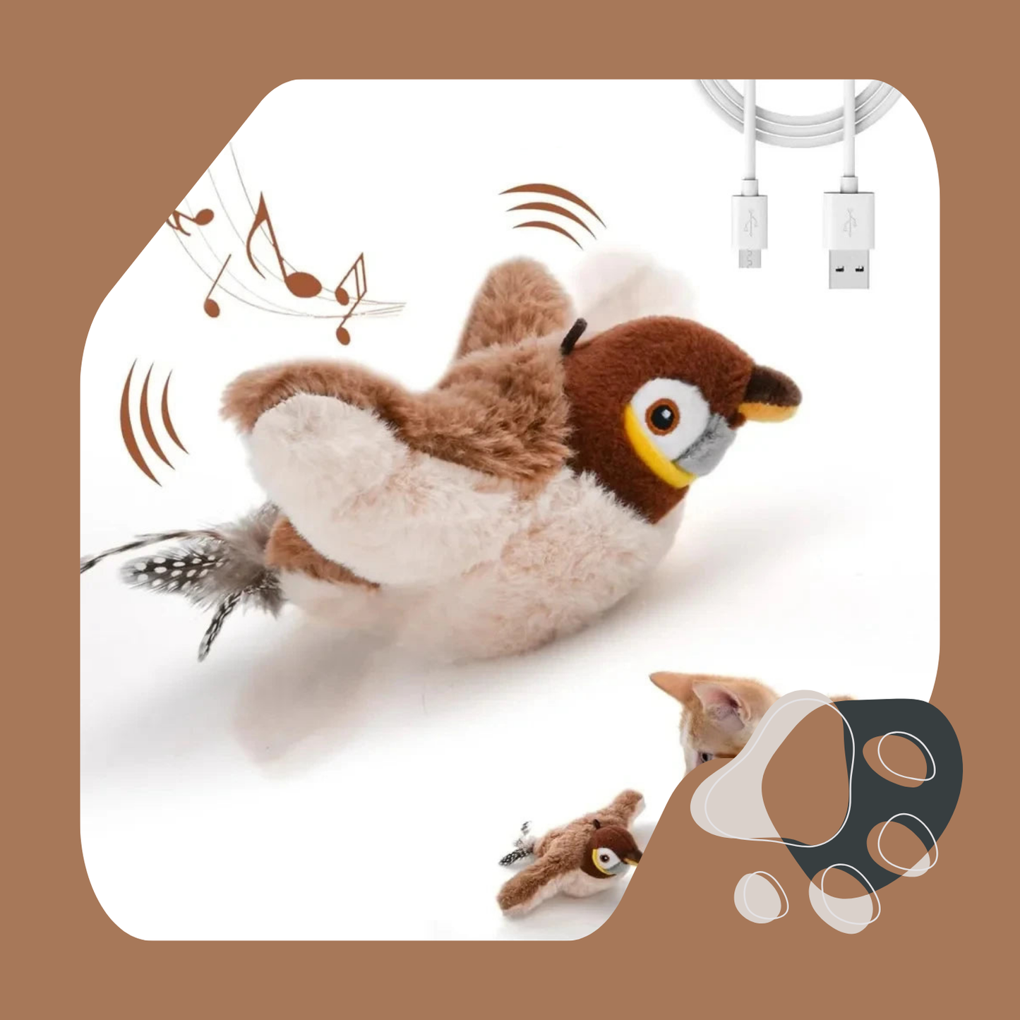 PASSARINHO ELÉTRICO PARA GATOS