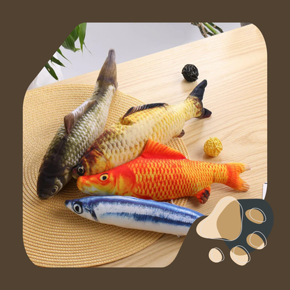 PEIXE PELÚCIA MACIA PARA GATOS