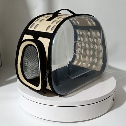 BOLSA DE TRANSPORTE DOBRÁVEL TRANSPARENTE