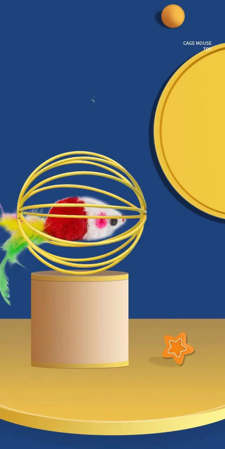 RATO NA BOLINHA PARA GATOS