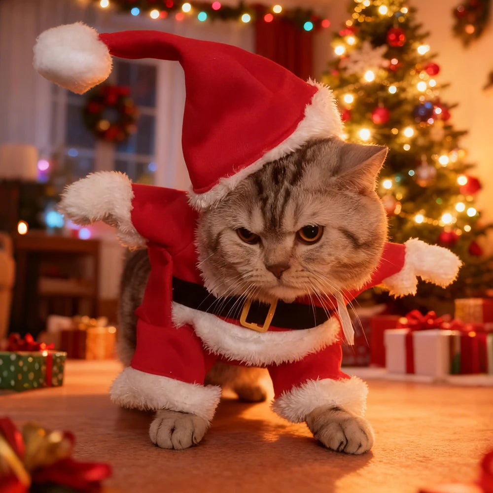 ROUPA DE NATAL PRA GATOS