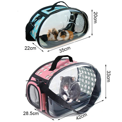 BOLSA DE TRANSPORTE DOBRÁVEL TRANSPARENTE